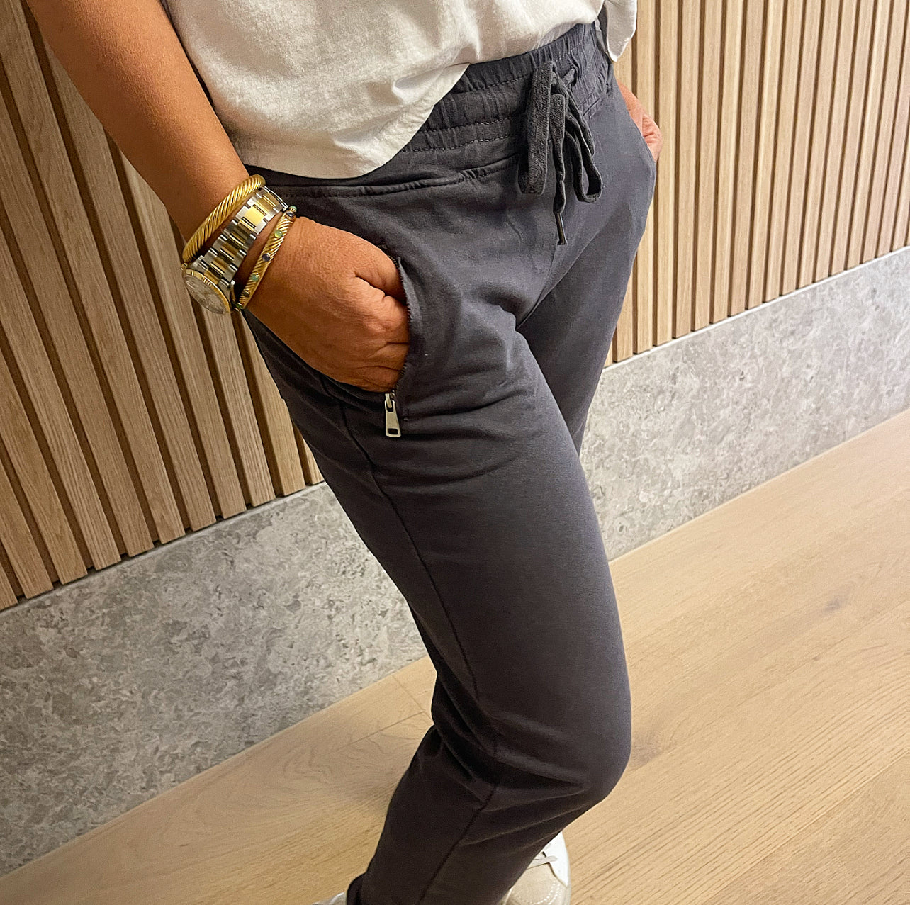 Cotton Ultimate Travel Pant -  GREY